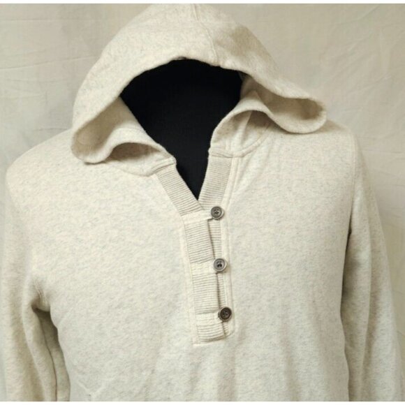 North River Outfitters Womens Grey Medium Fleece Button Sweatshirt Hoodie - Picture 2 of 11